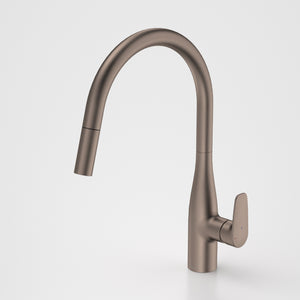Caroma Contura II Pull Out Sink Mixer - Brushed Bronze