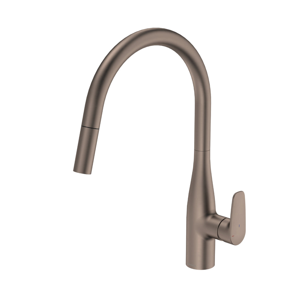 Caroma Contura II Pull Out Sink Mixer - Brushed Bronze