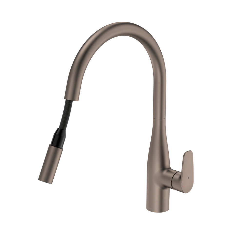 Caroma Contura II Pull Out Sink Mixer - Brushed Bronze