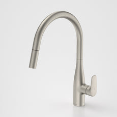 Caroma Contura II Pull Out Sink Mixer - Brushed Nickel 849062BN56AF - The Blue Space