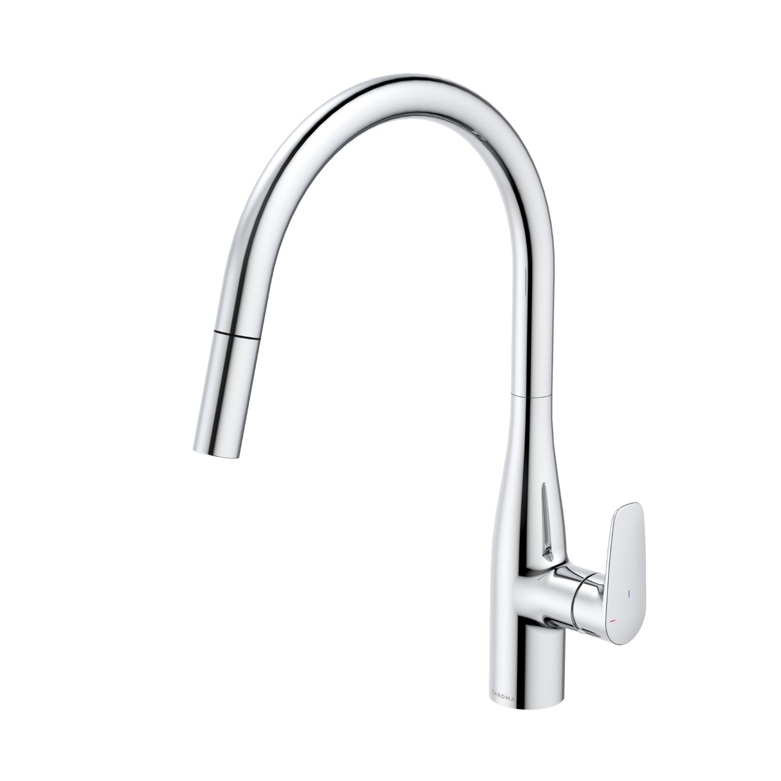 Angle Caroma Contura II Pull Out Sink Mixer - Chrome 849062C56AF - The Blue Space