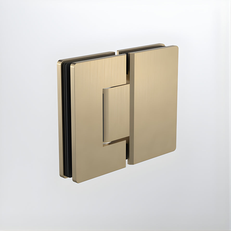 Caroma Glass to Glass Shower Door Hinge Brushed Brass