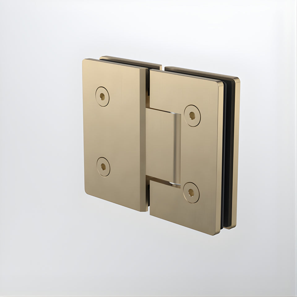Caroma Glass to Glass Shower Door Hinge Brushed Brass