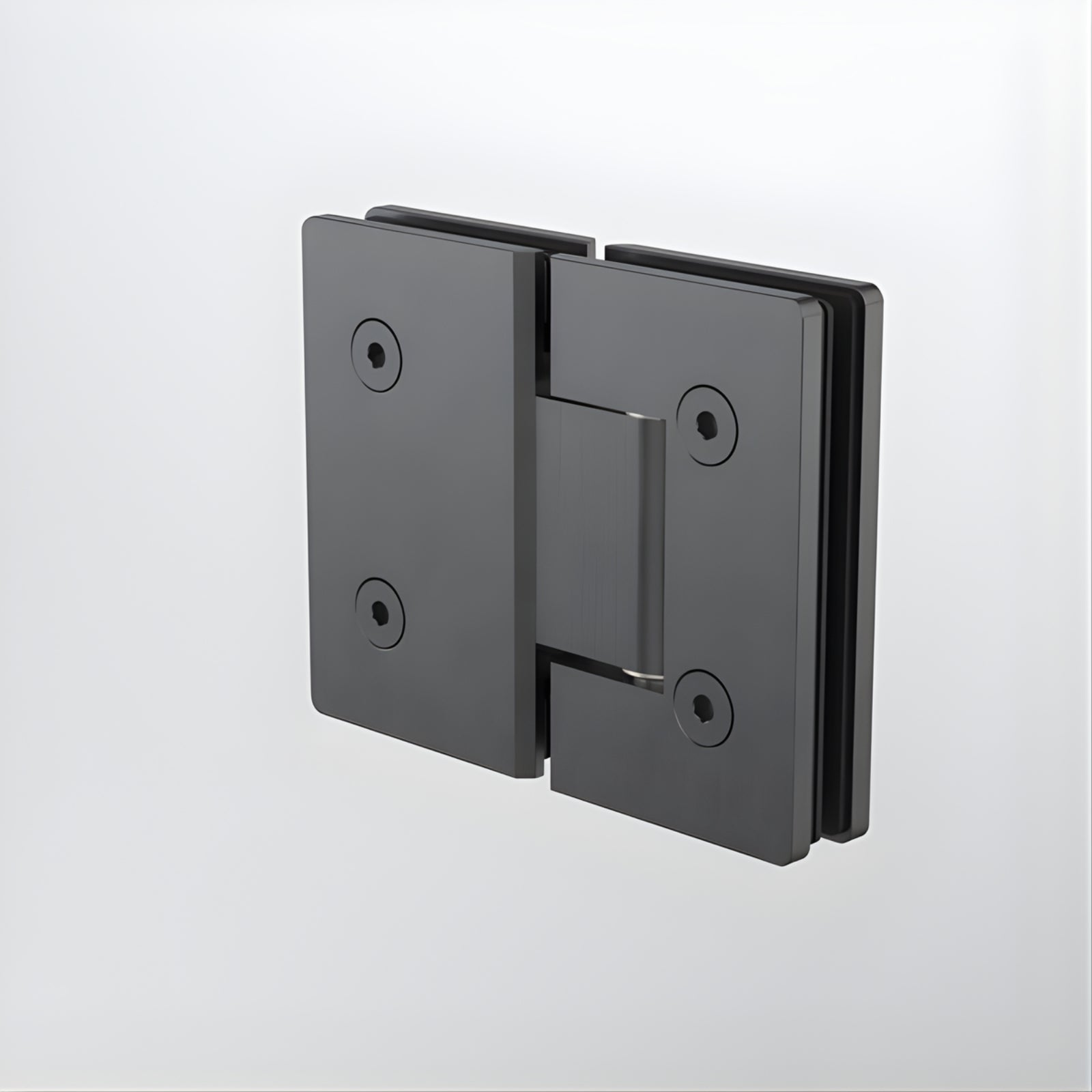Back Caroma Glass to Glass Shower Door Hinge Gunmetal 14228016GM - The Blue Space