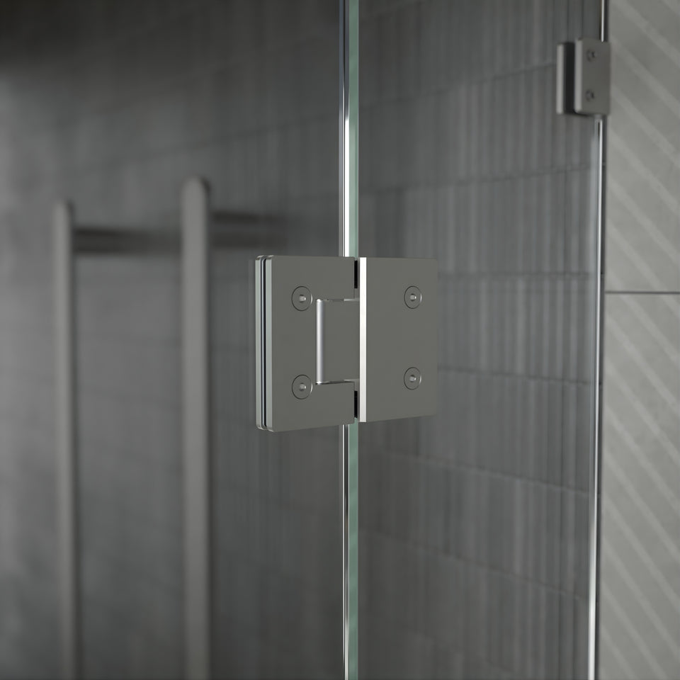 Caroma Glass to Glass Shower Door Hinge Polished Stainless Steel