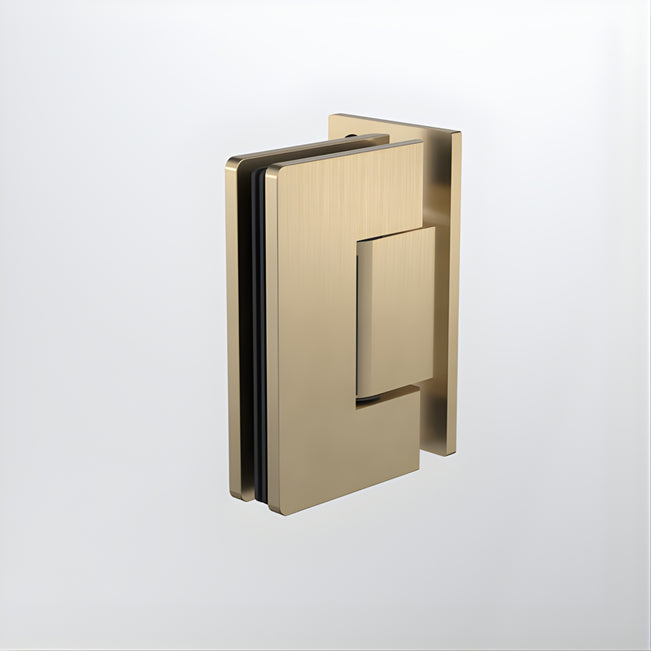 Caroma Glass to Wall Shower Door Hinge Brushed Brass 14228004BB - The Blue Space