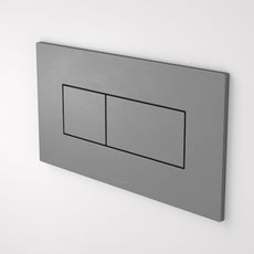 Caroma Invisi Series II® Rectangle Dual Flush Plate & Buttons (Metal) Gunmetal 237020GM - The Blue Space