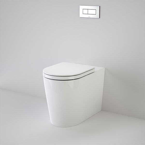 Caroma Liano Cleanflush Easy Height Wall Faced Invisi Series II Toilet Suite - Image 1