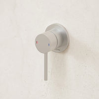 Caroma Liano II Bath Shower Mixer  Brushed Nickel  | The Blue Space