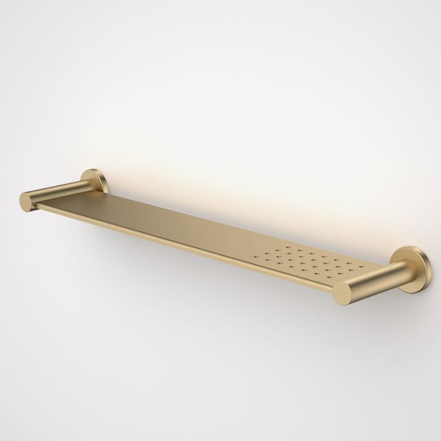 Caroma Liano II Bathroom Shelf - Brushed Brass 96449BB - The Blue Space