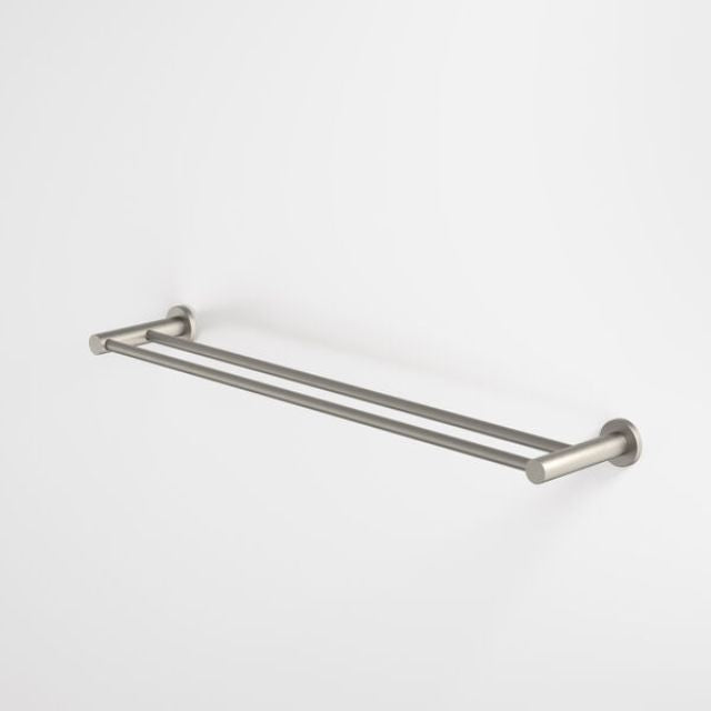 Caroma Liano II Double Towel Rail 640mm - Brushed Nickel 96447BN - The Blue Space
