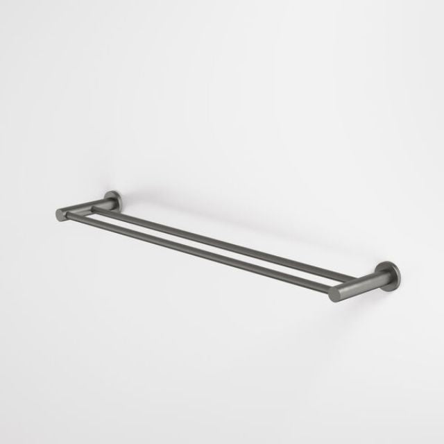 Caroma Liano II Double Towel Rail 640mm - Gunmetal 96447GM - The Blue Space