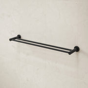 Caroma Liano II Double Towel Rail 640mm - Matte Black