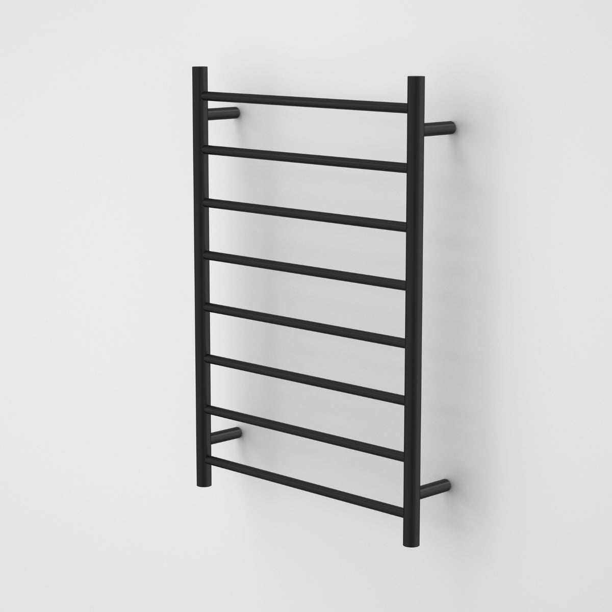 Caroma Liano II Heated Towel Ladder - Matte Black 11225051B - The Blue Space