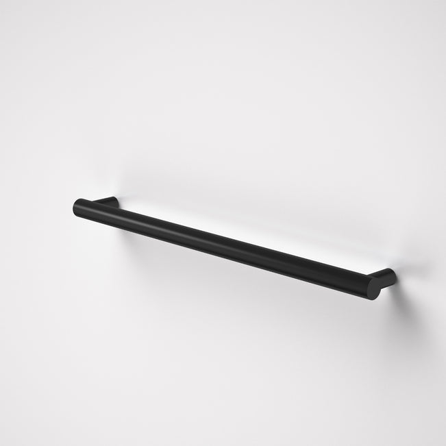 Caroma Liano II Heated Towel Rail - Horizontal - Matte Black 11225049B - The Blue Space