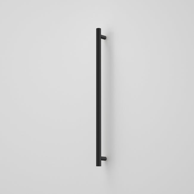 Caroma Liano II Heated Towel Rail - Vertical - Matte Black 11225050B - The Blue Space