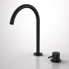 Caroma Liano II Hob Basin/Sink Mixer Set 200mm - Matte Black 96405B65A - The Blue Space