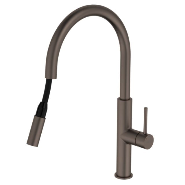 Caroma Liano II Pull Out Sink Mixer - Brushed Bronze