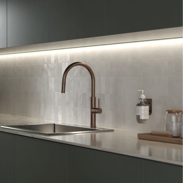 Caroma Liano II Pull Out Sink Mixer - Brushed Bronze