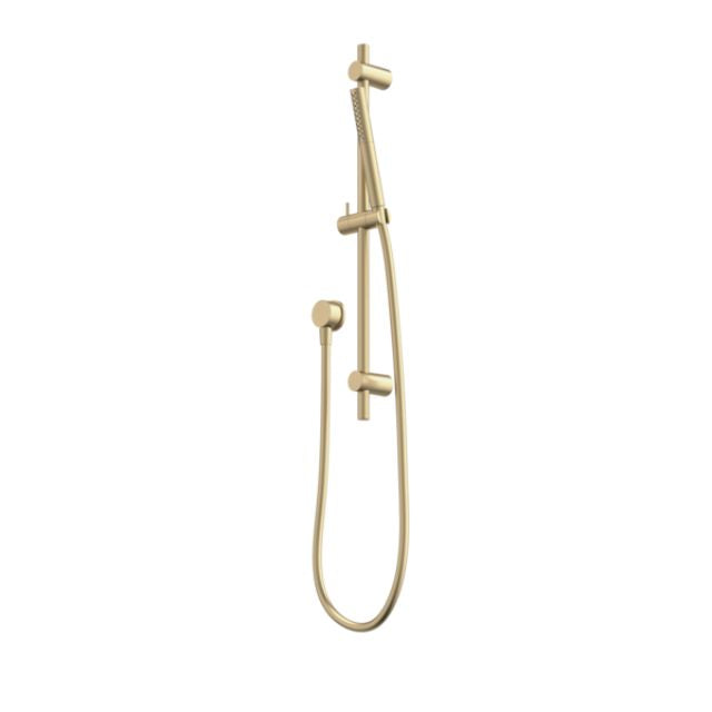 Angle Caroma Liano II Rail Shower - Brushed Brass 96473BB3A - The Blue Space