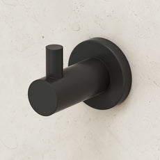 Caroma Liano II Robe Hook Matte Black | The Blue Space