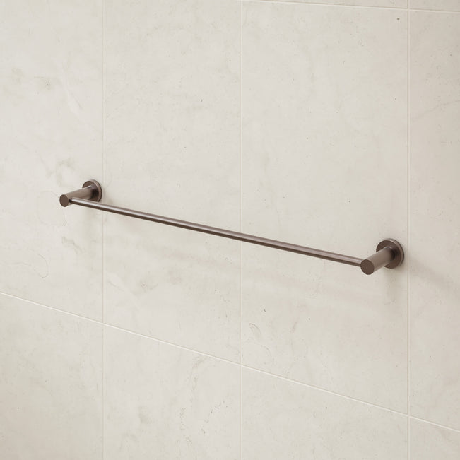 Caroma Liano II Single Towel Rail 640mm Brushed Bronze  | The Blue Space