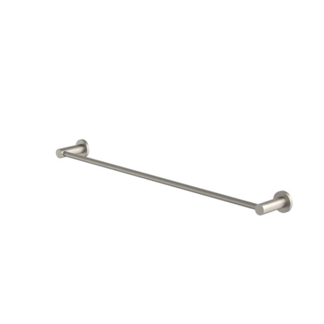 Angle Caroma Liano II Single Towel Rail 640mm - Brushed Nickel 96445BN - The Blue Space
