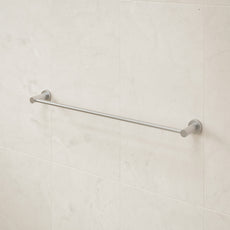 Caroma Liano II Single Towel Rail 640mm Brushed Nickel | The Blue Space