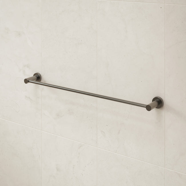 Caroma Liano II Single Towel Rail 640mm Gunmetal  | The Blue Space