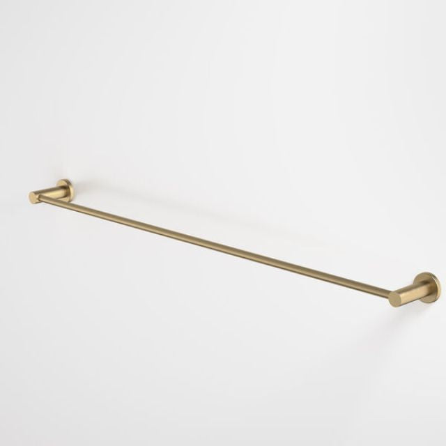 Caroma Liano II Single Towel Rail 840mm - Brushed Brass 96446BB - The Blue Space