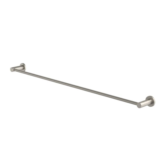 Angle Caroma Liano II Single Towel Rail 840mm - Brushed Nickel 96446BN - The Blue Space