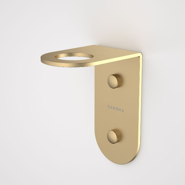 Caroma Liano II Soap Bottle Holder - Brushed Brass 96450BB - The Blue Space