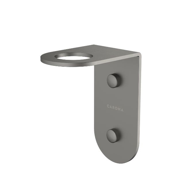Angle Caroma Liano II Soap Bottle Holder - Gunmetal 96450GM - The Blue Space