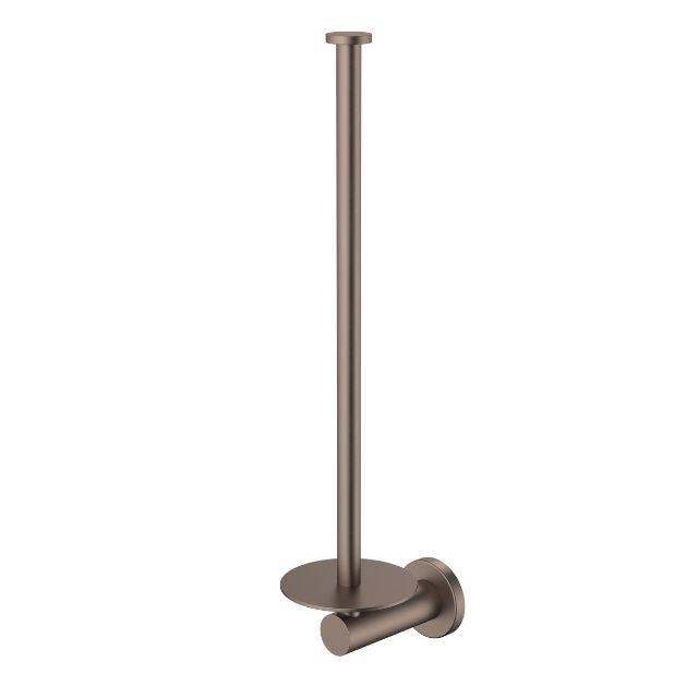 Angle Caroma Liano II Spare Toilet Roll Holder - Brushed Bronze 96452BBZ - The Blue Space