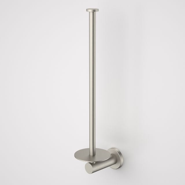 Caroma Liano II Spare Toilet Roll Holder - Brushed Nickel 96452BN - The Blue Space