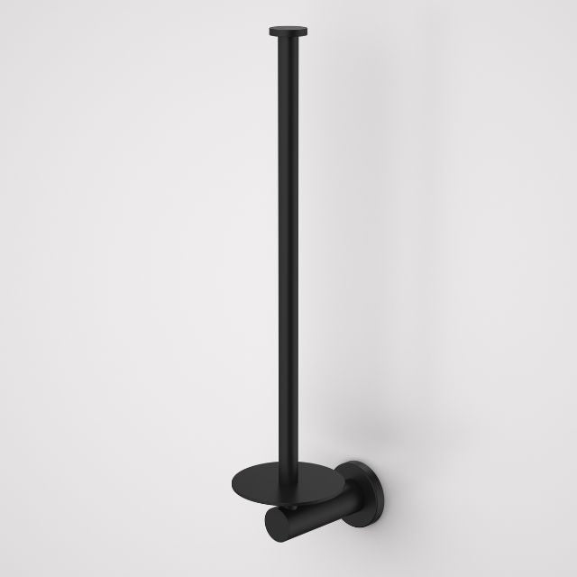 Caroma Liano II Spare Toilet Roll Holder - Matte Black 96452B - The Blue Space