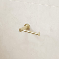 Caroma Liano II Toilet Roll Holder Brushed Brass  | The Blue Space