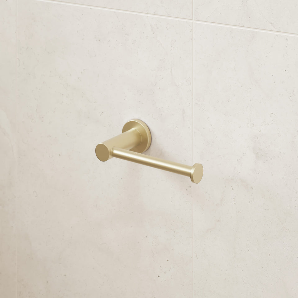 Caroma Liano II Toilet Roll Holder - Brushed Brass