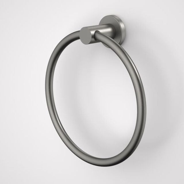 Caroma Liano II Towel Ring - Gunmetal 96443GM - The Blue Space