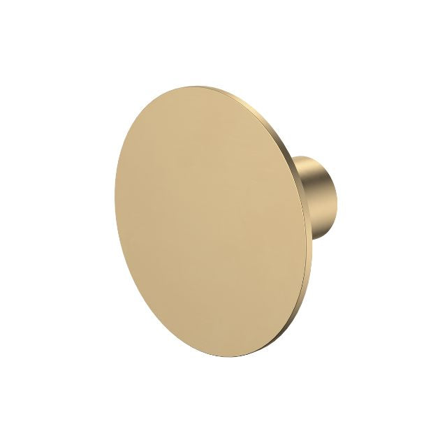 Angle Caroma Liano II Wall Hook - Large - Brushed Brass 96451BB - The Blue Space