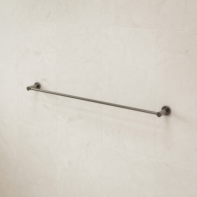 Caroma Liano ll 840 Single Towel Rail Gunmetal  | The Blue Space