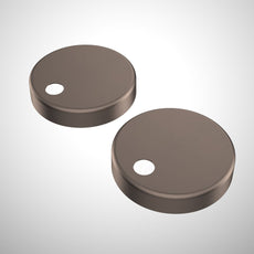 Caroma Liano / Luna Toilet Seat Hinge Caps - Brushed Bronze 254214BBZ - The Blue Space