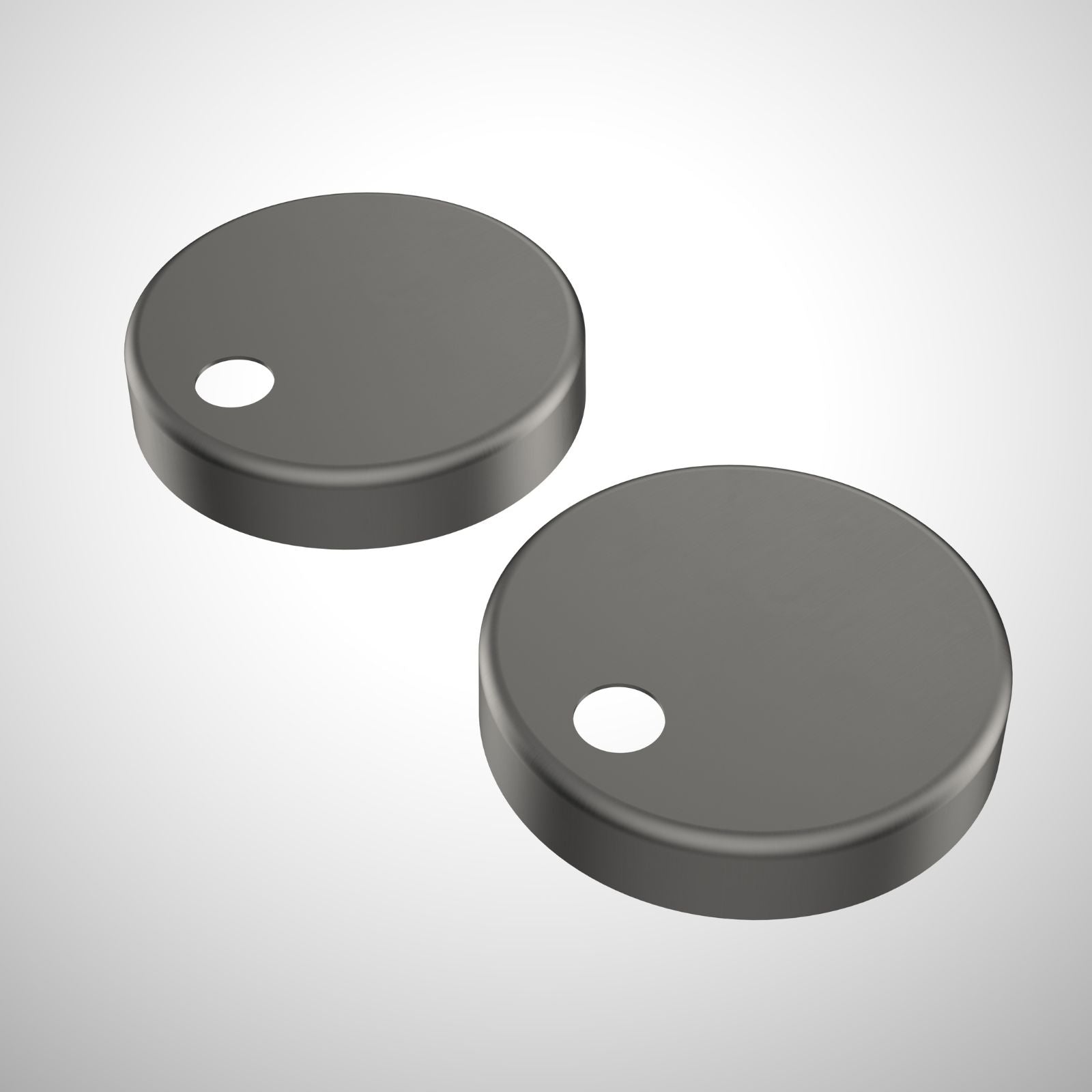Caroma Liano / Luna Toilet Seat Hinge Caps - Gunmetal 254214GM - The Blue Space
