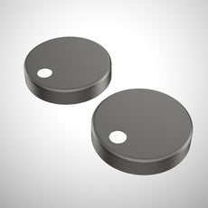 Caroma Liano / Luna Toilet Seat Hinge Caps - Gunmetal 254214GM - The Blue Space