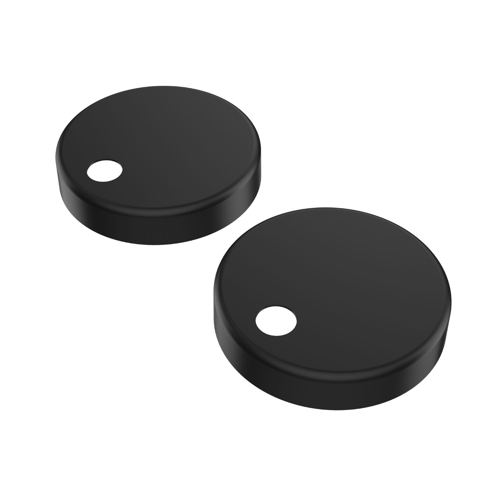 Angle Caroma Liano / Luna Toilet Seat Hinge Caps - Matte Black 254214B - The Blue Space