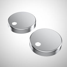 Caroma Liano / Luna Toilet Seat Hinge Caps - Stainless Steel 254214SS - The Blue Space