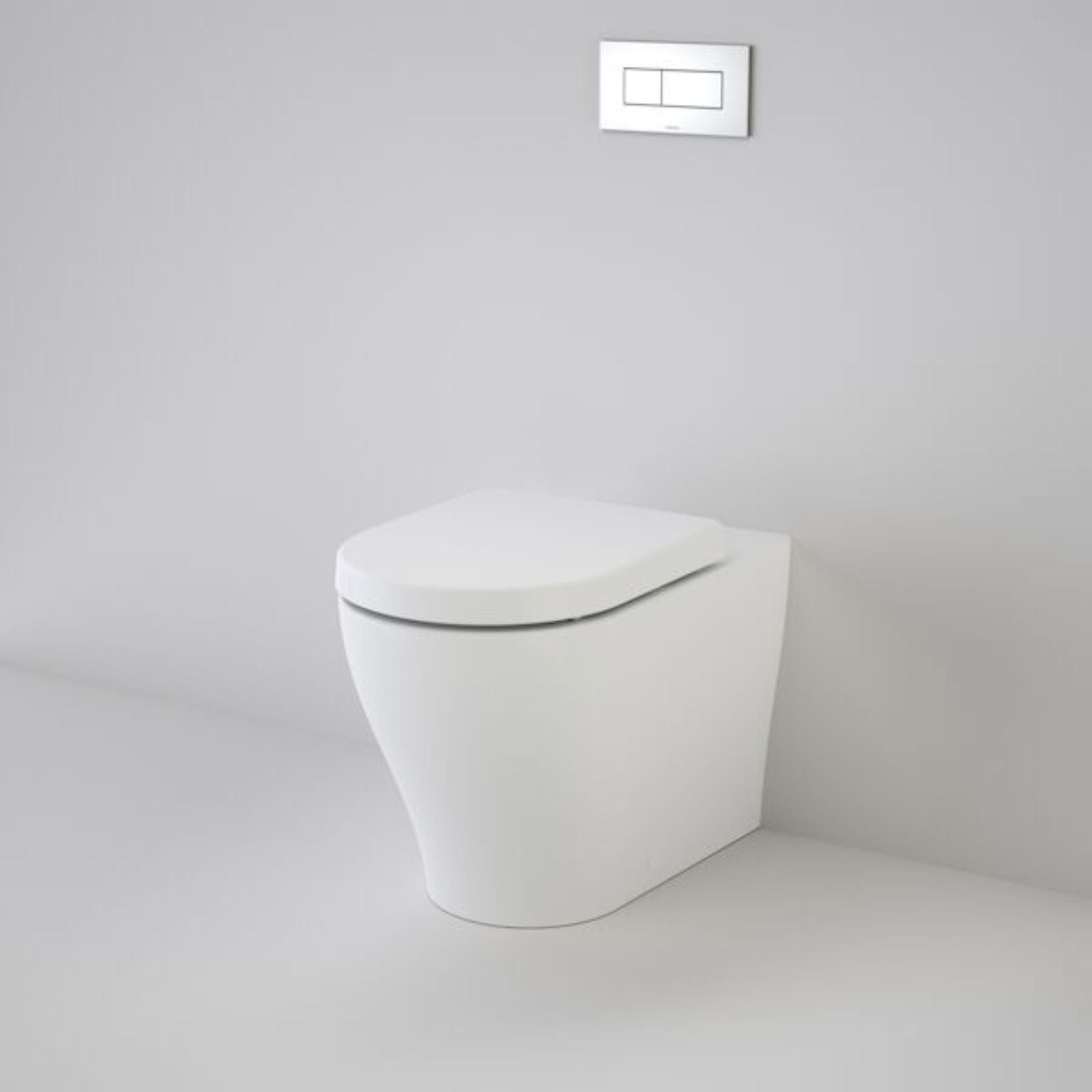 Caroma Luna Cleanflush Invisi Series II Wall Faced Toilet Suite 844910W - The Blue Space