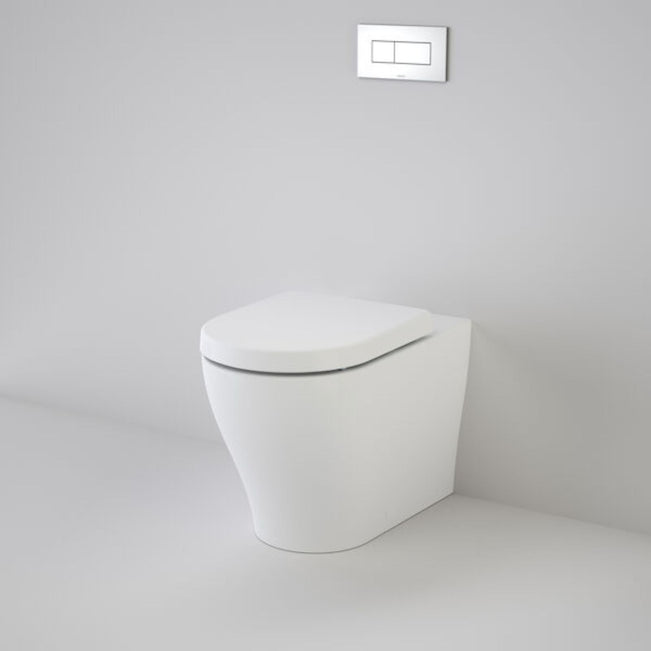 Caroma Luna Cleanflush Invisi Series II Wall Faced Toilet Suite 844910W - The Blue Space