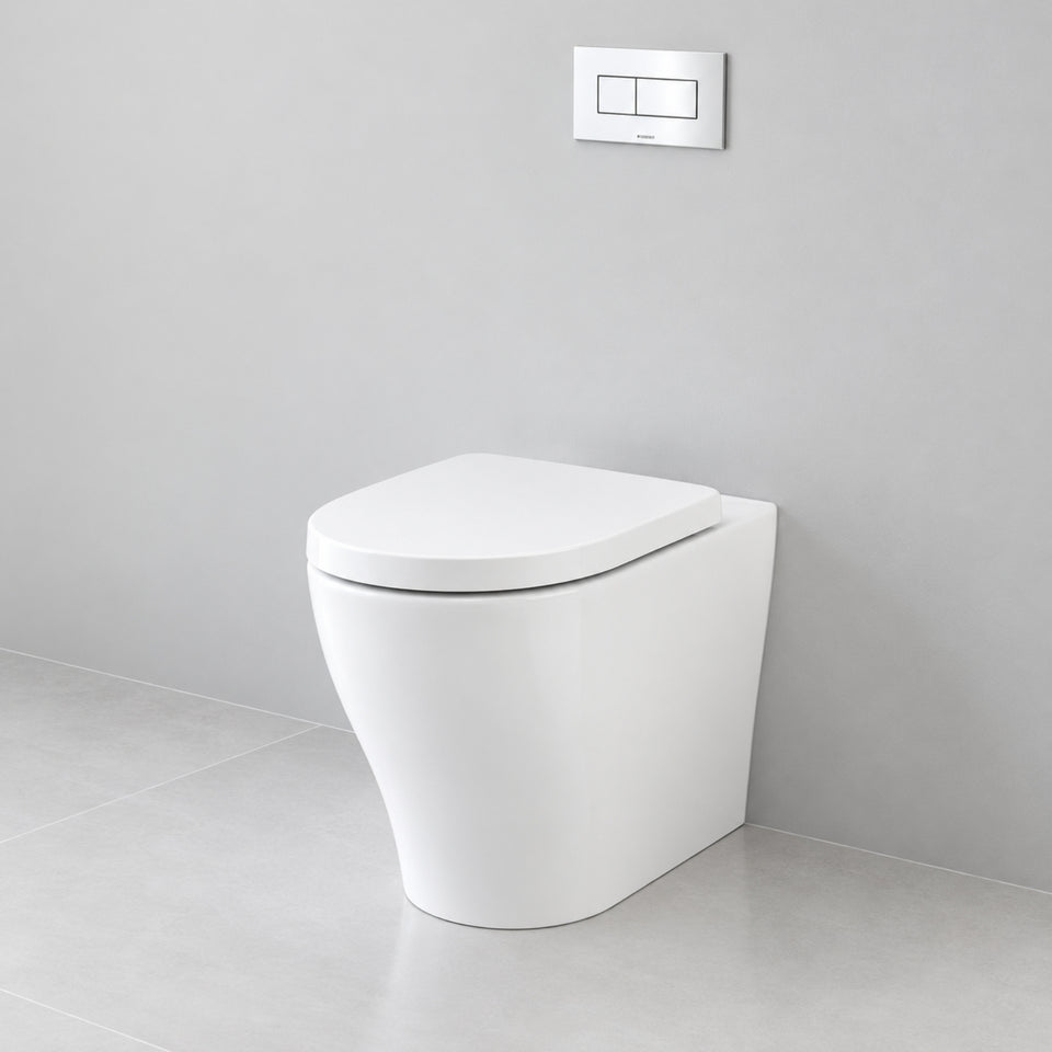 Caroma Luna Cleanflush Invisi Series II Wall Faced Toilet Suite