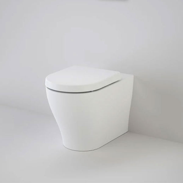 Caroma Luna Cleanflush Wall Faced Toilet Pan + Seat 844905W/S - The Blue Space
